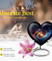 Heart Shaped Galaxy Urn