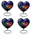 heart Galaxy urn for men's ashes
