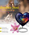 heart Galaxy urn for men's ashes