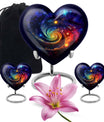 heart Galaxy urn for men's ashes