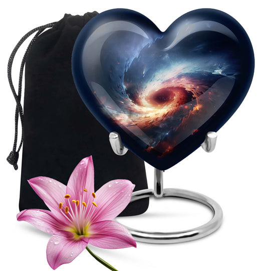 10-inch Aluminum Purple Meadow Heart-Designed Galaxy 