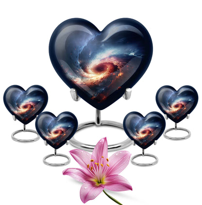 10-inch Aluminum Purple Meadow Heart-Designed Galaxy 