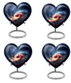 10-inch Aluminum Purple Meadow Heart-Designed Galaxy 