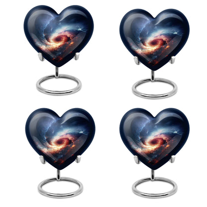 10-inch Aluminum Purple Meadow Heart-Designed Galaxy 