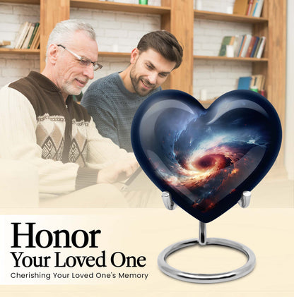 10-inch Aluminum Purple Meadow Heart-Designed Galaxy 
