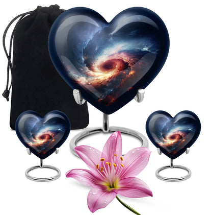 10-inch Aluminum Purple Meadow Heart-Designed Galaxy 