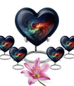 Galaxy Heart Urn for females