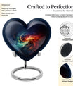 Galaxy Heart Urn for females