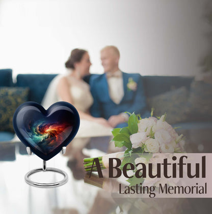 Galaxy Heart Urn for females
