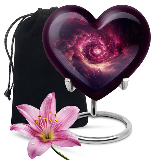galaxy Heart Urn 