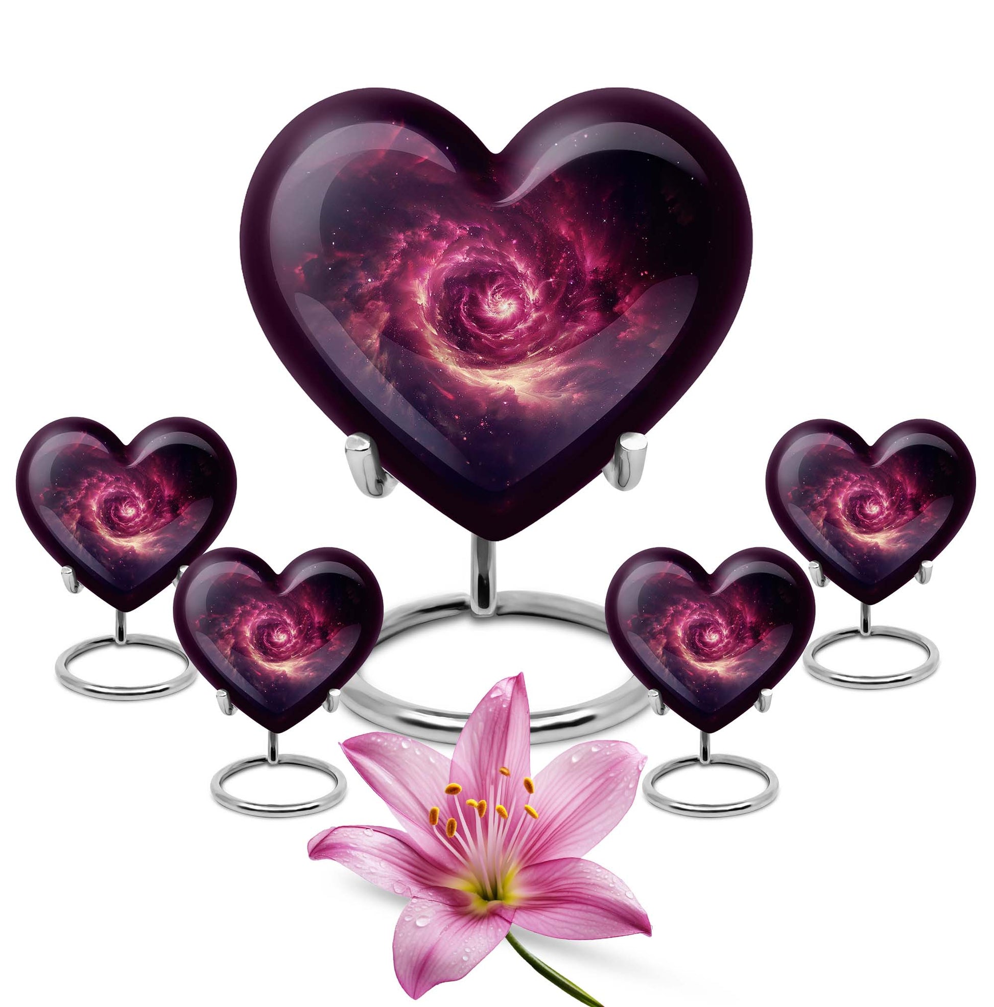 galaxy Heart Urn 
