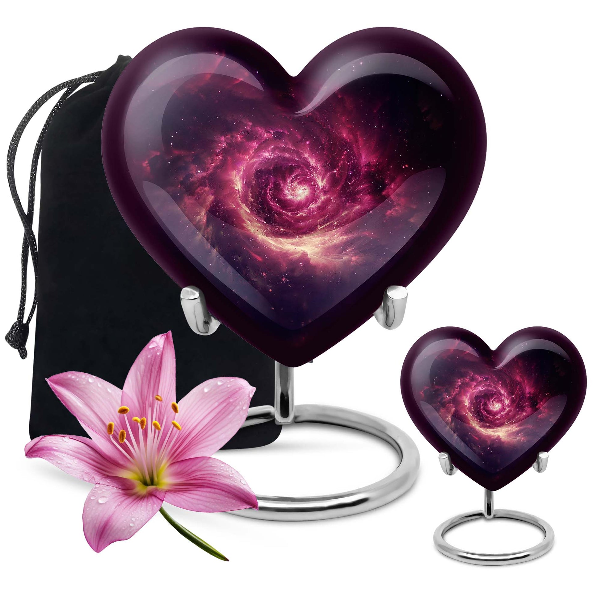 galaxy Heart Urn 