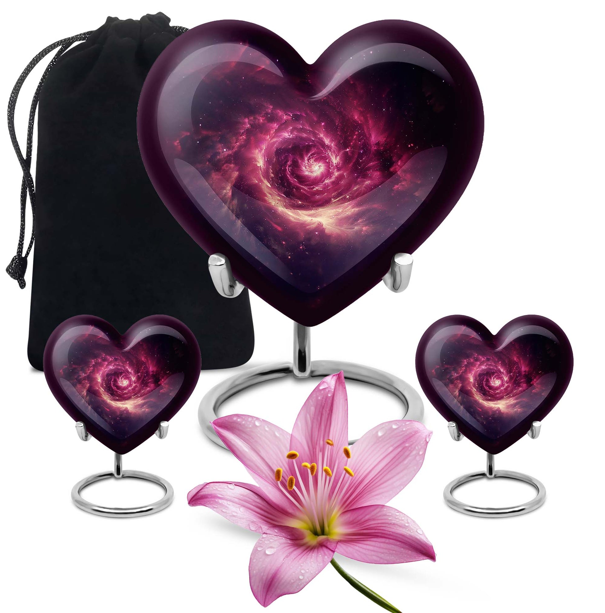 galaxy Heart Urn 