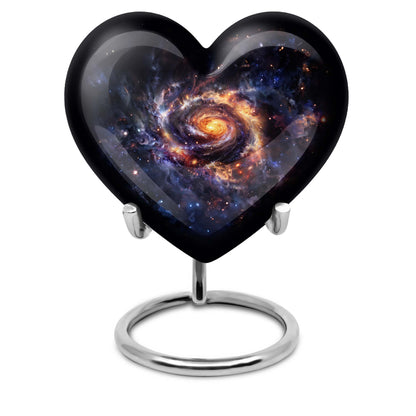 Personalized Galaxy Cremation Urn for Loved One - 10-inch, 200 cu in - Yatskia