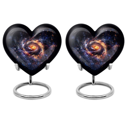 Personalized Galaxy Cremation Urn for Loved One - 10-inch, 200 cu in - Yatskia