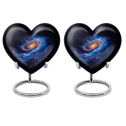 Personalized Galaxy Cremation Urn for Men & Women - 10-inch, 200 cu in - Yatskia