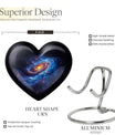 Galaxy heart urn