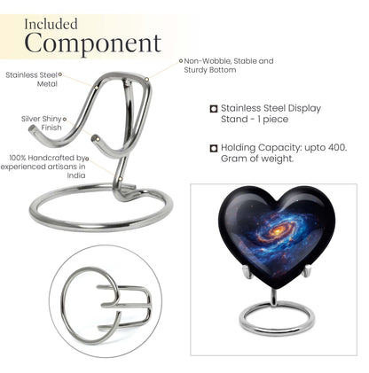 Galaxy heart urn