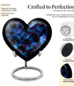heart-shaped galaxy Urn