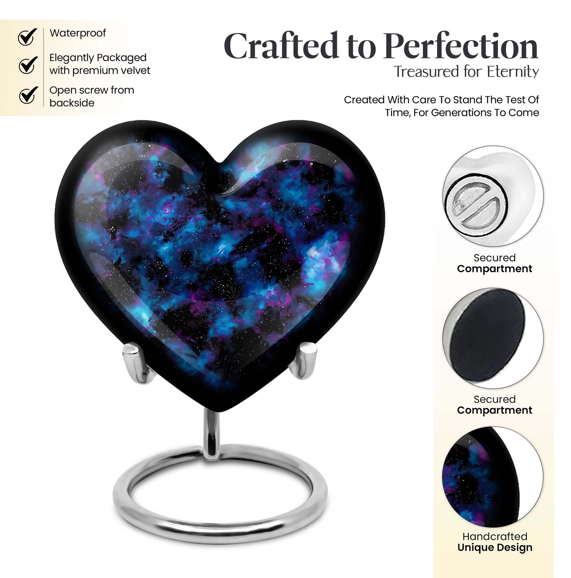 heart-shaped galaxy Urn