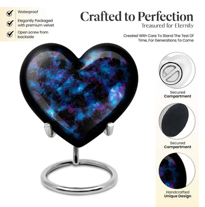 heart-shaped galaxy Urn