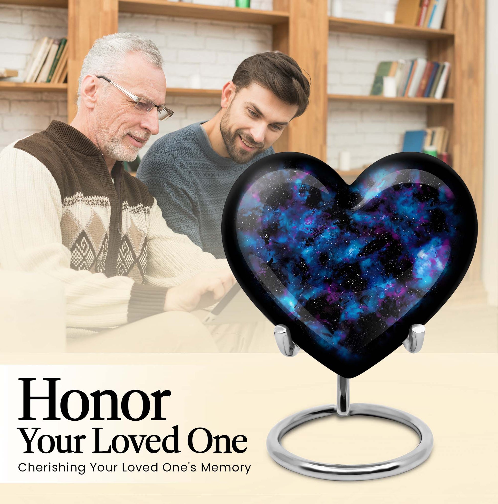heart-shaped galaxy Urn