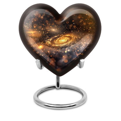 Personalized Galaxy Cremation Urn for Loved One - 10-inch, 200 cu in - Yatskia