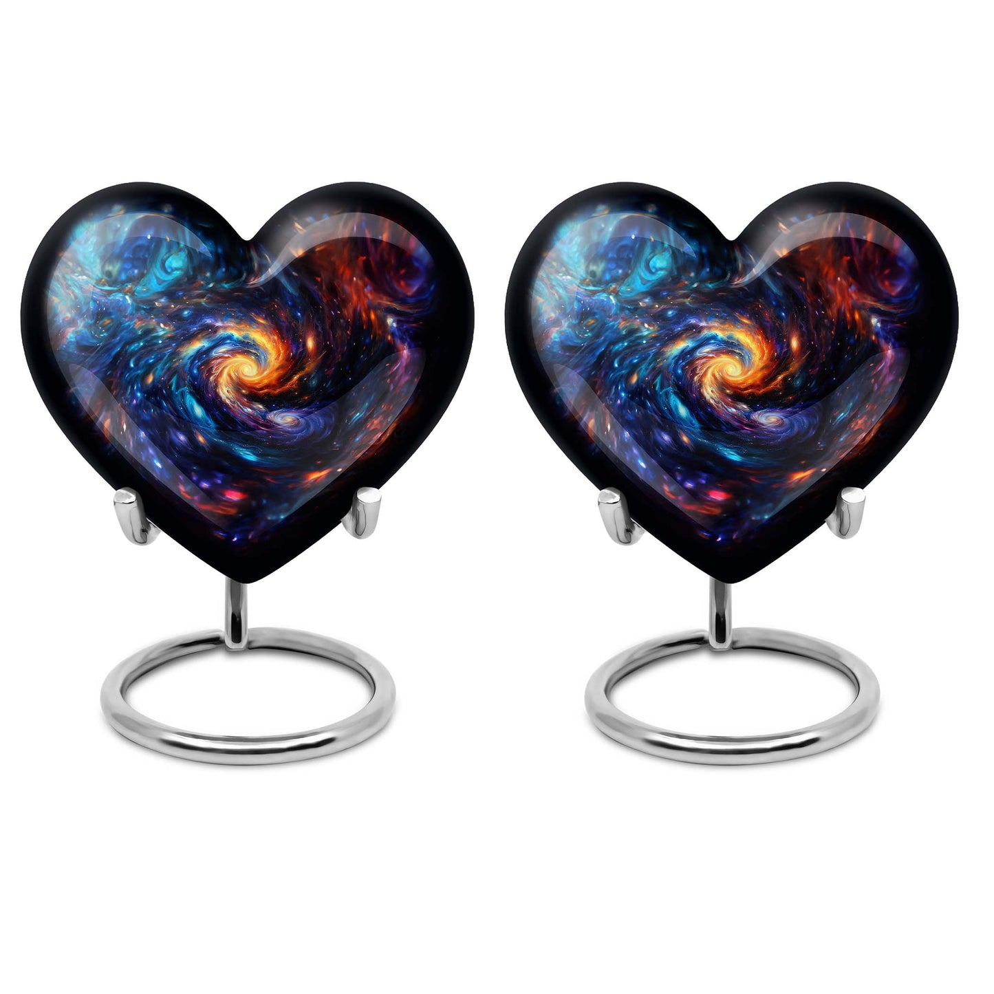 Personalized Galaxy Keepsake Urn for Loved One - 10-inch, 200 cu in - Yatskia