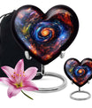 Galaxy Theme Large Urn With 1 Keepsake Urn
