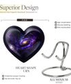 Heart-shaped Galaxy Urn for funeral.