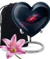 heart-shaped Galaxy Urn