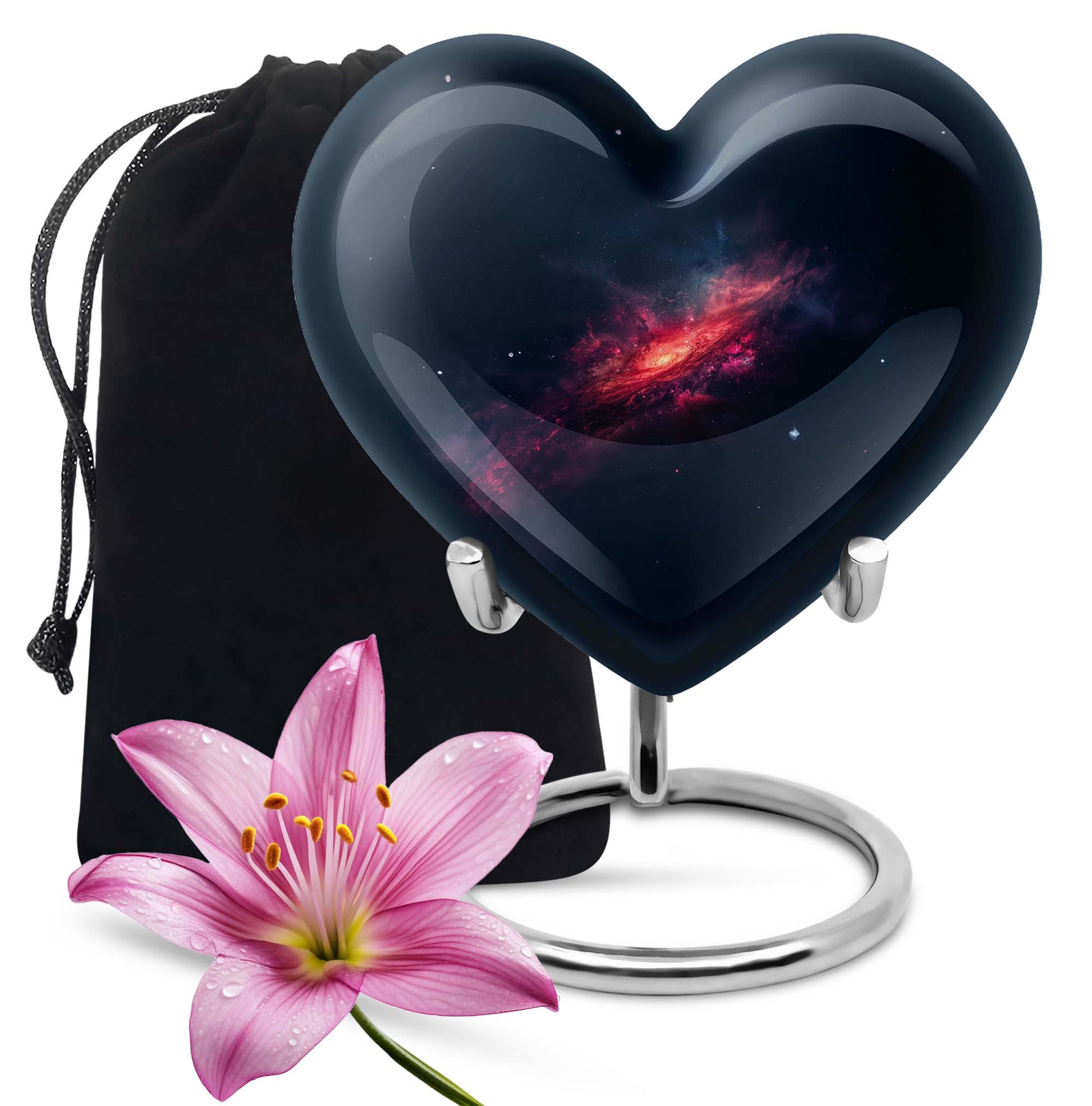 heart-shaped Galaxy Urn