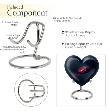 heart-shaped Galaxy Urn
