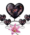 galaxy heart urn for adult female ashes