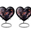 galaxy heart urn for adult female ashes