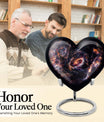 galaxy heart urn for adult female ashes