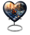 Heart-shaped Butterfly Urn