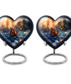 Heart-shaped Butterfly Urn