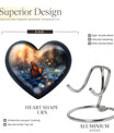 Heart-shaped Butterfly Urn