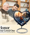 Heart-shaped Butterfly Urn