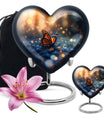 Heart-shaped Butterfly Urn