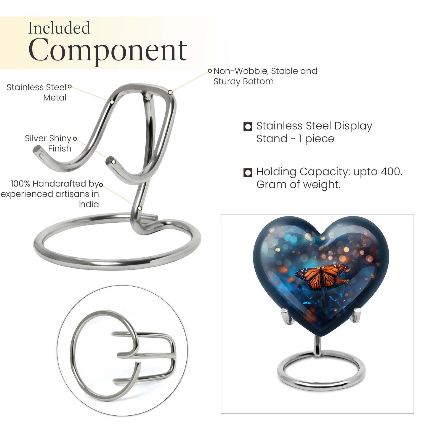 butterfly urn for adult human ashes