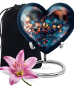 butterfly urn heart-shaped 