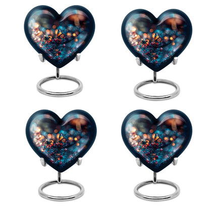 butterfly urn heart-shaped 