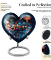 butterfly urn heart-shaped 