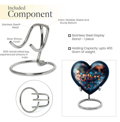 butterfly urn heart-shaped 