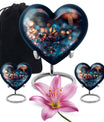 butterfly urn heart-shaped 