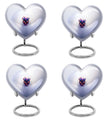 butterfly heart urn