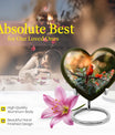 Cardinal bird heart urn