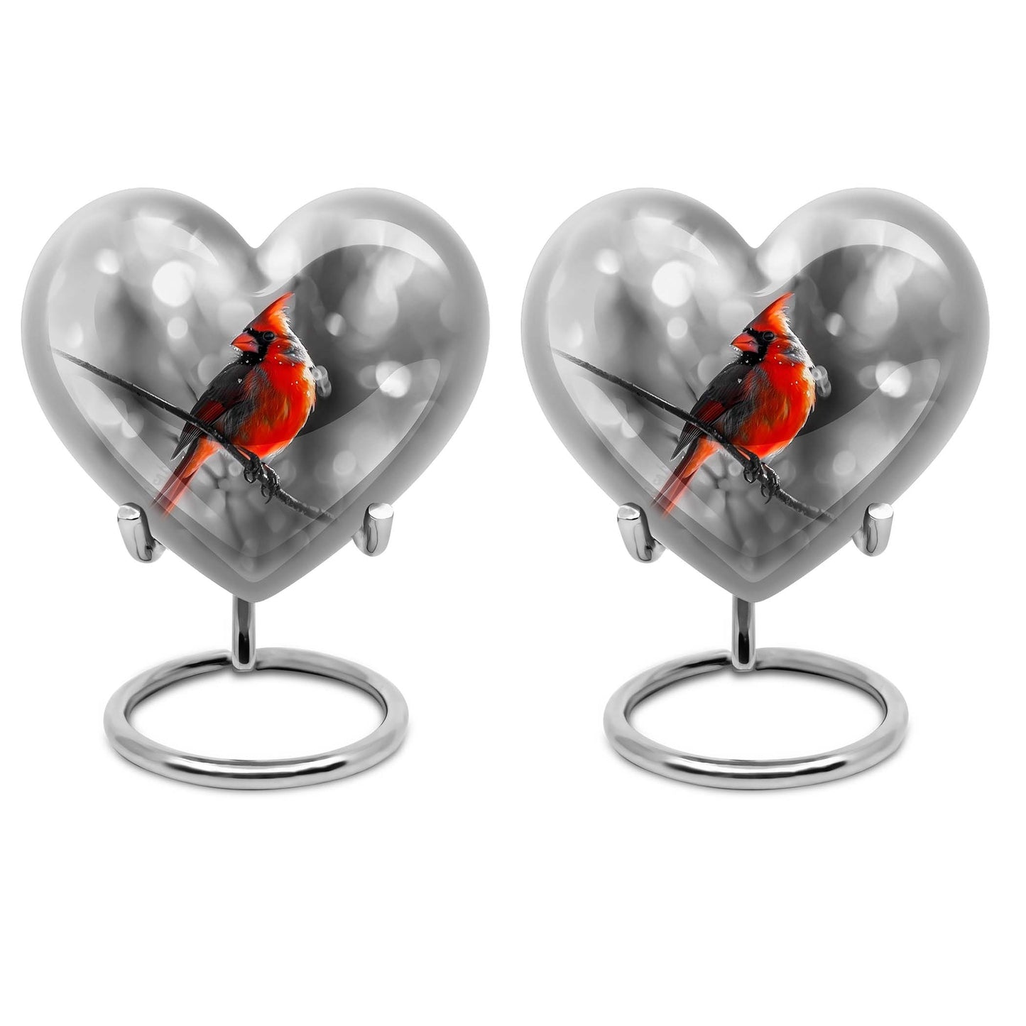 Cardinal Bird Theme 3 Inch Keepsake Pack of 2